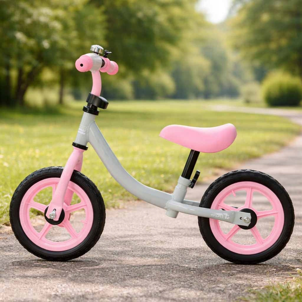BALANCE BIKE TRIKE FIX BALANCE FOR CHILDREN ULTRA LIGHT ADJUSTABLE pink Frame steel