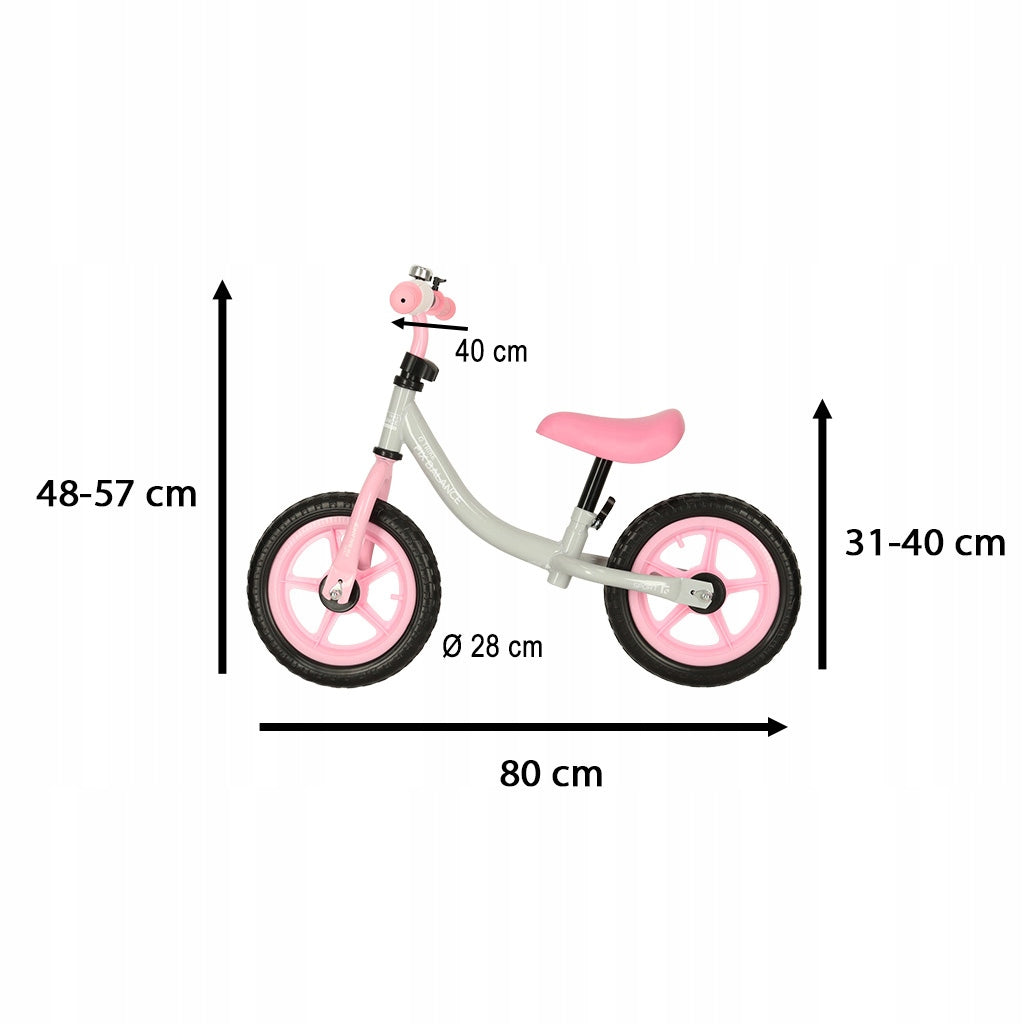 BALANCE BIKE TRIKE FIX BALANCE FOR CHILDREN ULTRA LIGHT ADJUSTABLE pink Kid's age 2＋ years