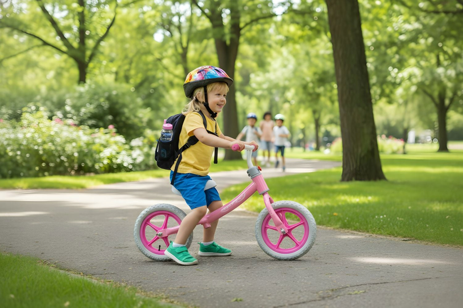 BALANCE BIKE for 2 - 3 year old CHILDREN'S BIKE 12 INCHES LIGHT 2,2KG + HELMET Model ROWEREK BIEGOWY DLA DZIEWCZYNKI LEKKI JEŹDZIK