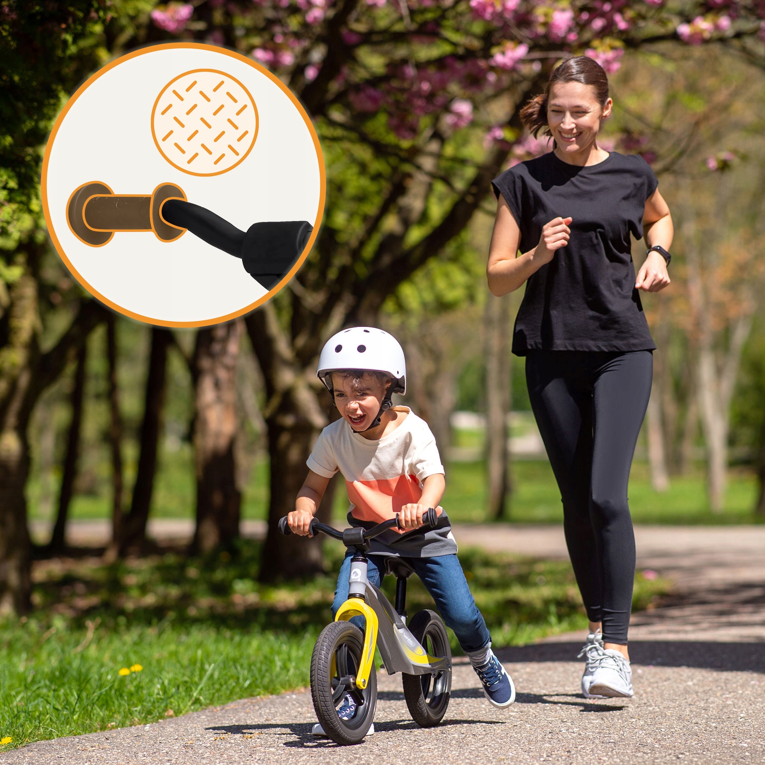 BALANCE BIKE for girls wheel rider PU LIGHTWEIGHT Lionelo Bart Tour Kid's age 2＋ years