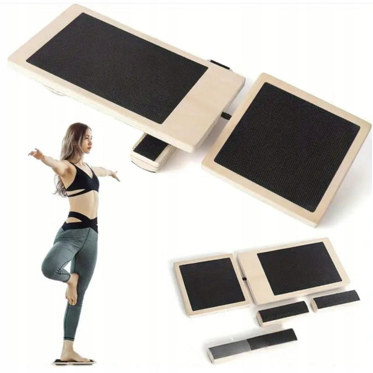 BALANCE BOARD UP TO 100 KG, MADE OF BIRCH PLYWOOD AND SAFE