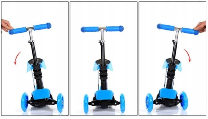BALANCE SCOOTER 5in1 LADYBUG TRICYCLE LED BLUE Brand no brand