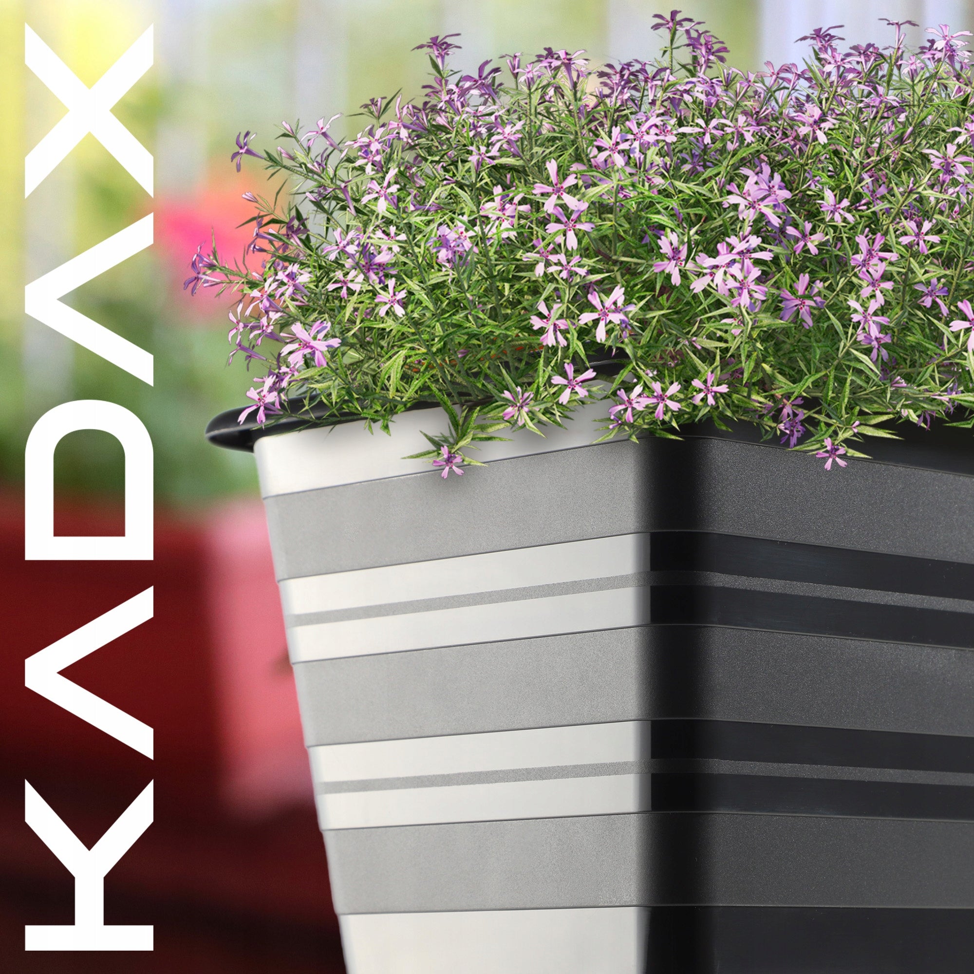 BALCONY BOX 39 cm FLOWER POT STAND HANDLES BALCONY Maximum length 39.5 cm