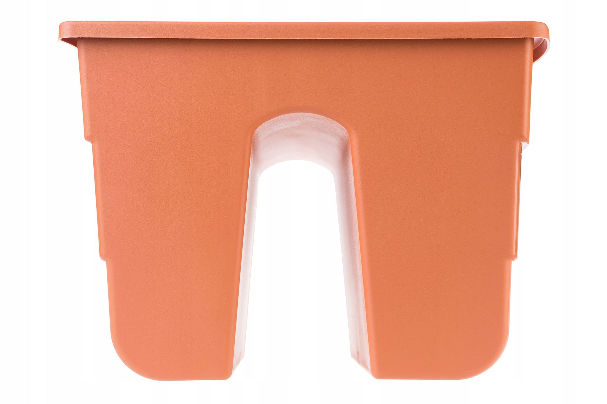 BALCONY BOX FLOWER POT FOR RAILING FLOWERS 29,5x28x19,5 cm Maximum width 29.5 cm