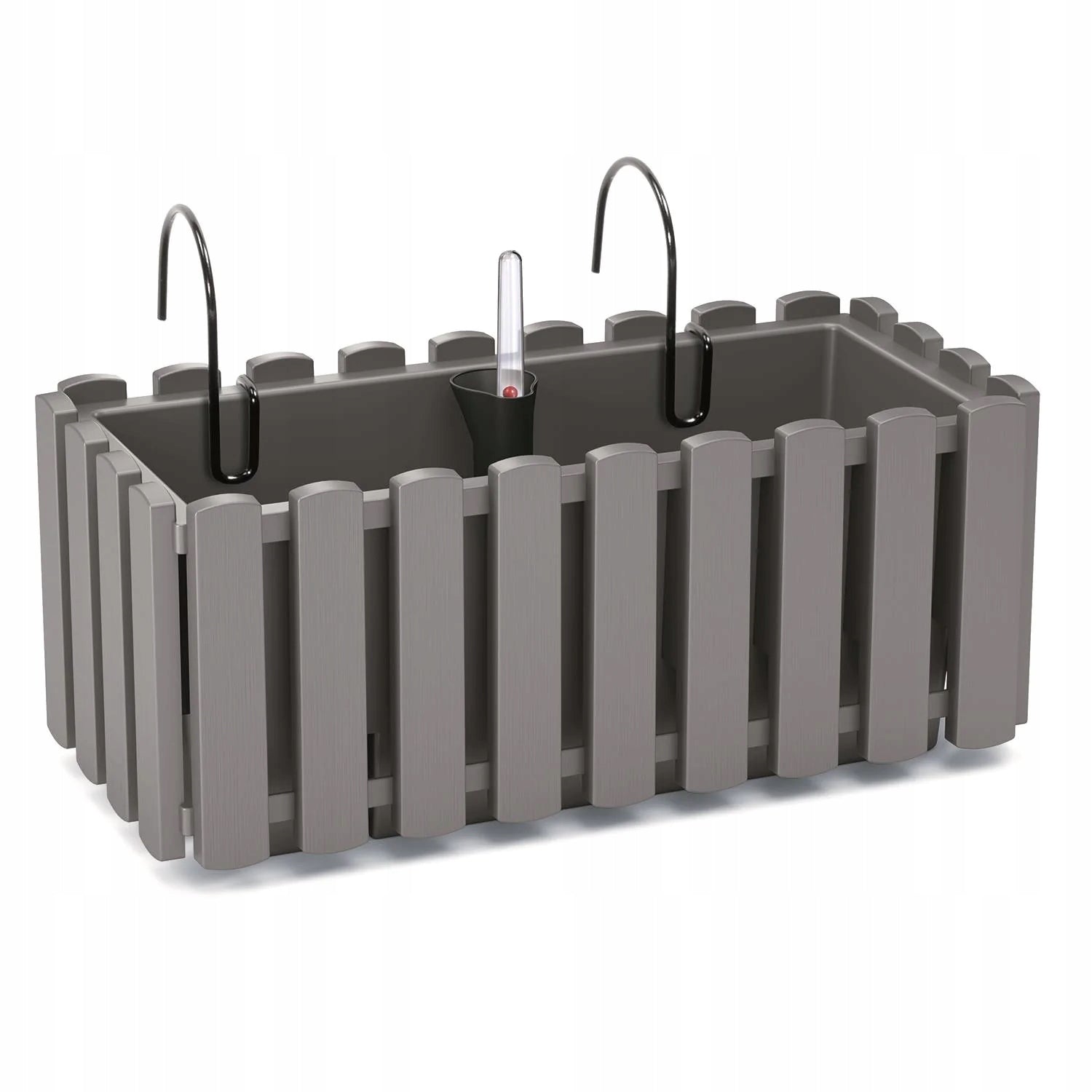 BALCONY BOX Prosperplast Boardee Fencycase Grey 7 L 38 cm