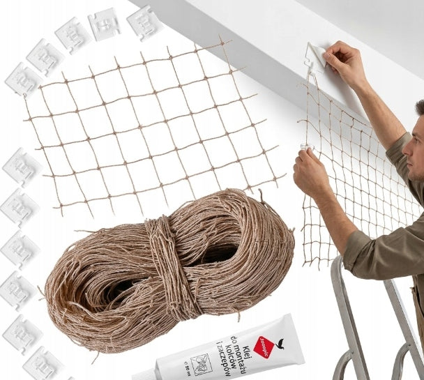 BALCONY NET 2X1,5M AGAINST PIGEONS FOR CAT STRONG