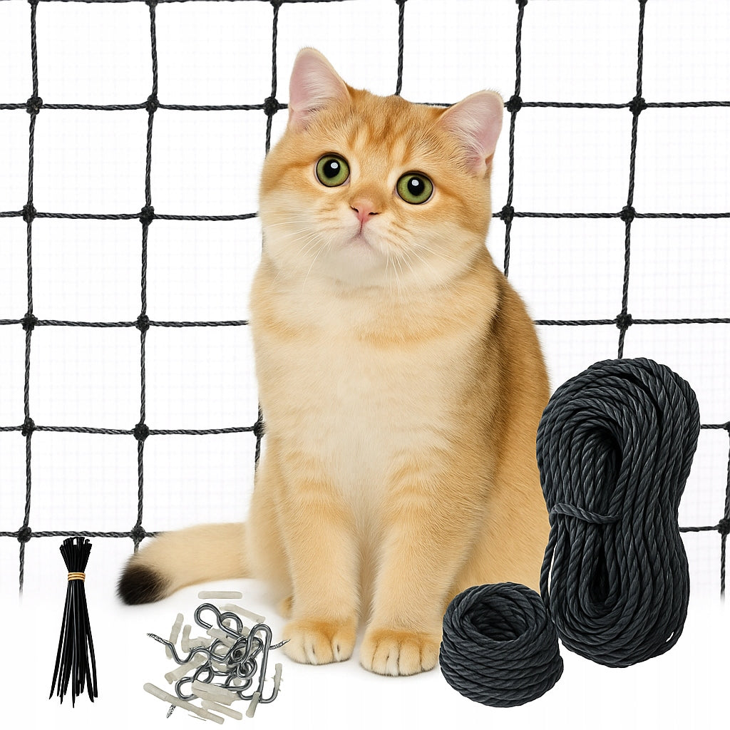 BALCONY NET FOR CAT 4X4 m protective balcony PIGEONS.