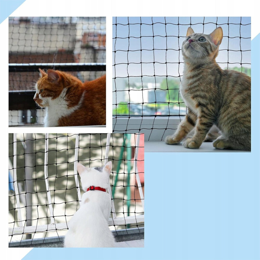 BALCONY NET FOR CAT 8X3 m protective balcony PIGEONS. Brand no brand
