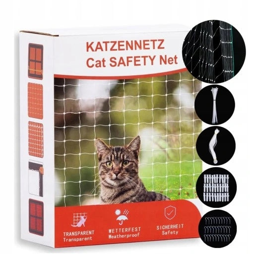 BALCONY NET FOR CAT 8X3 m protective balcony PIGEONS.