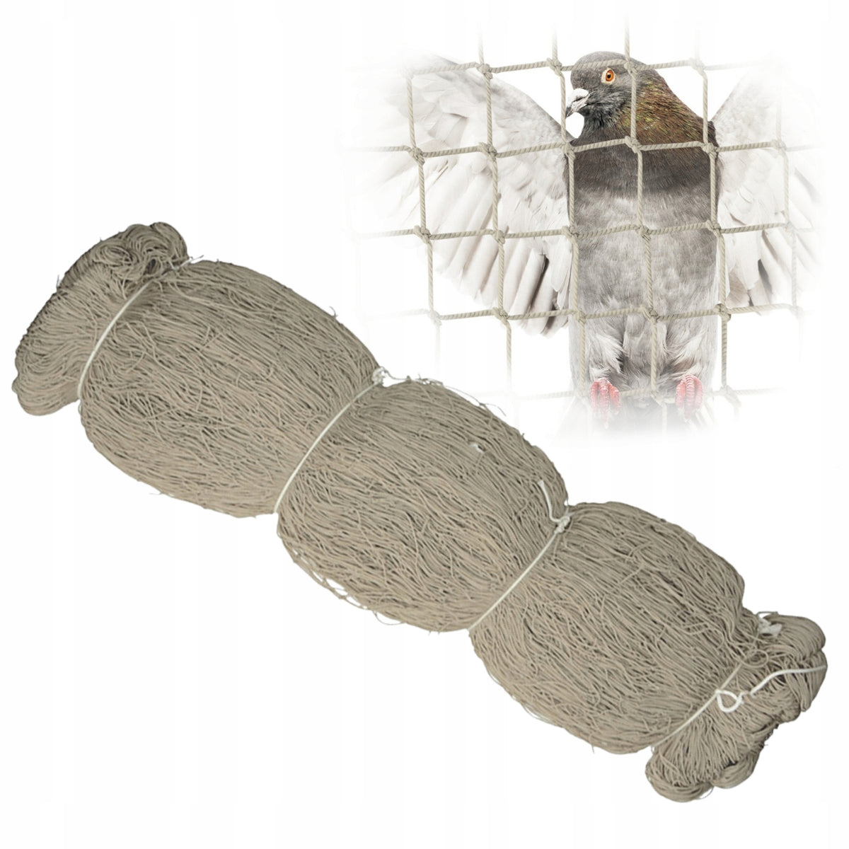 BALCONY NET IN ROLL FOR BIRDS PIGEONS 50X50mm AGAINST PIGEONS 8x2m