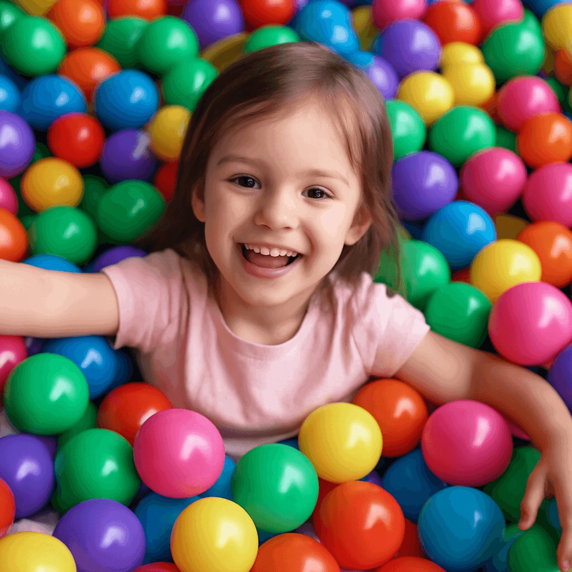 BALL BALLS 5 CM COLORFUL MIX FOR POOL PLAYPEN 100PCS CE CERTIFICATE Kind dry pool