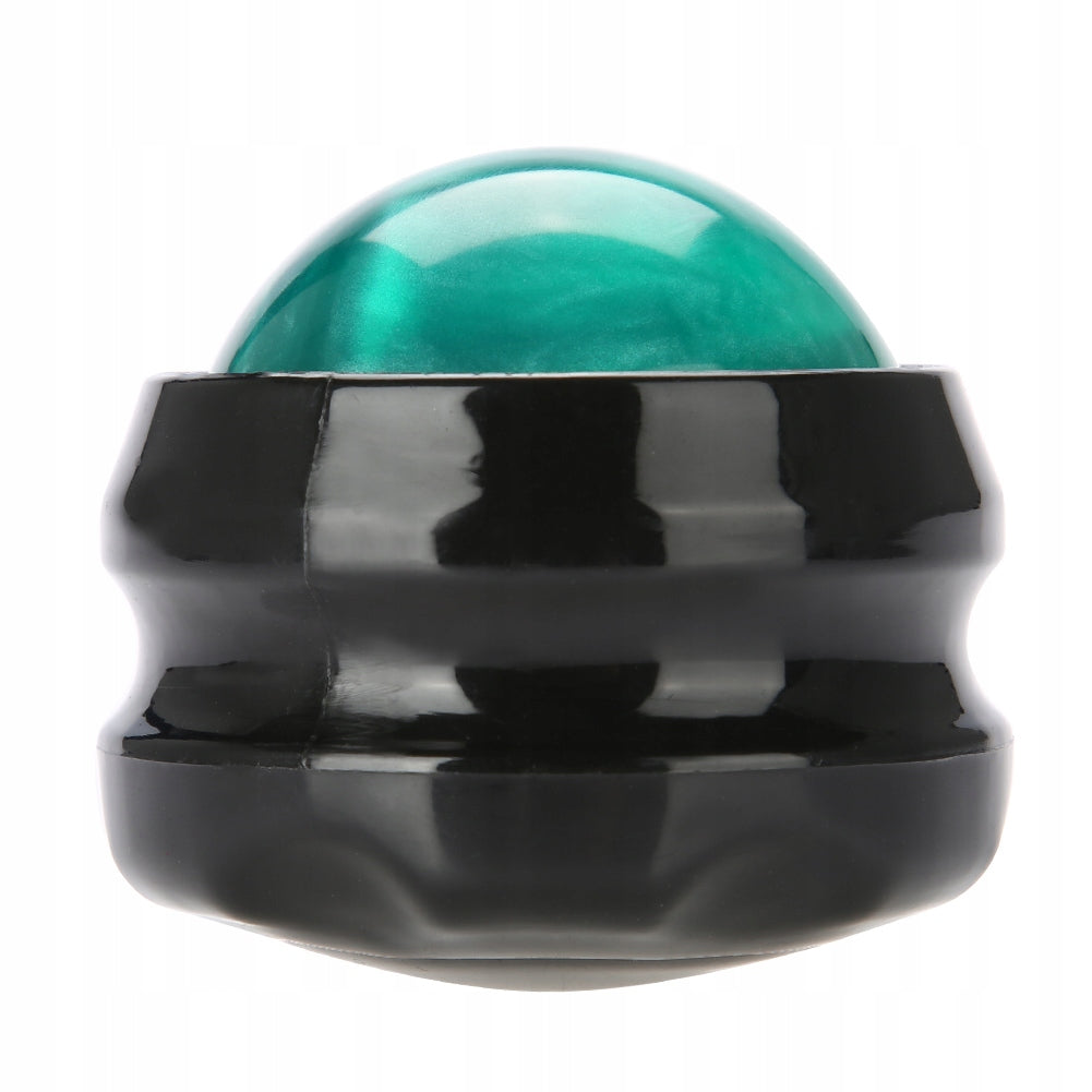 BALL ROLLER WITH MASSAGE HANDLE SMOOTH GREEN