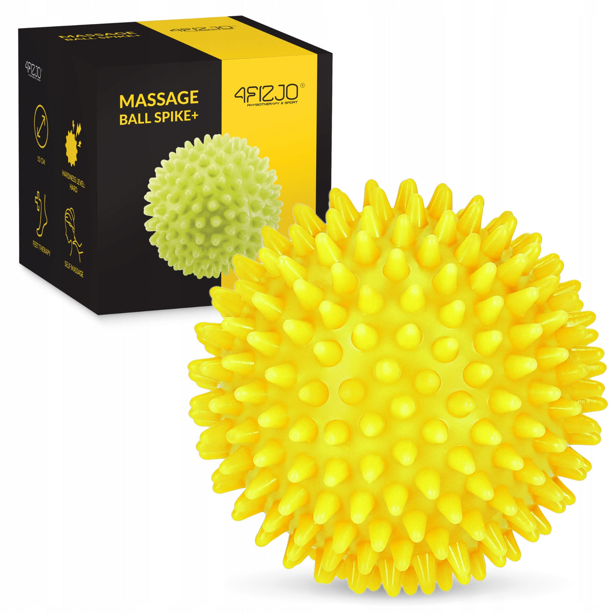 BALL WITH SPIKES FOR MASSAGE HEDGEHOG REHABILITATION BODY FACE FEET HARD
