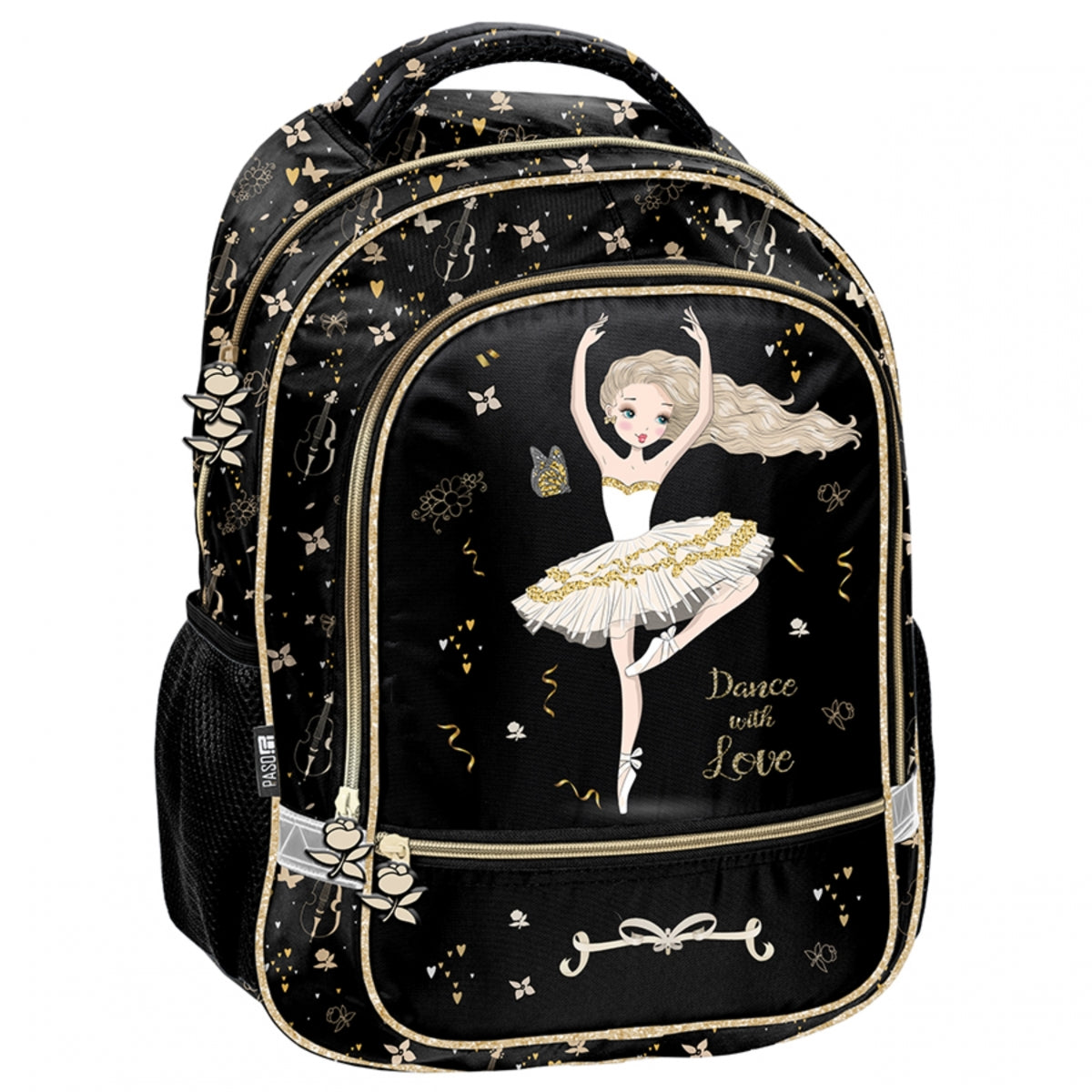 BALLERINA SCHOOL BACKPACK FOR 1ST GRADE ELEMENTARY SCHOOL FOR GIRLS BALLERINA