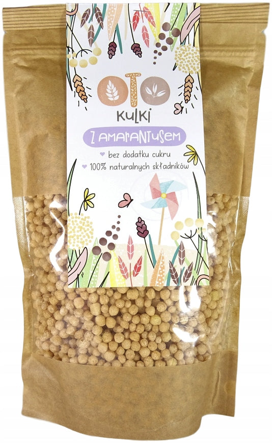 BALLS BREAKFAST CEREALS WITH AMARANTH OTOLANDIA 100g EAN (GTIN) 5907477631186