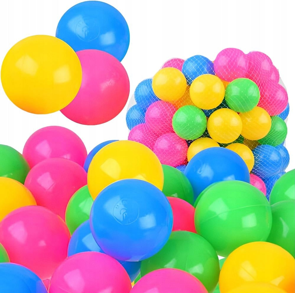 BALLS FOR POOL PLAYPEN 5CM 100PCS COLORFUL LIGHT SET