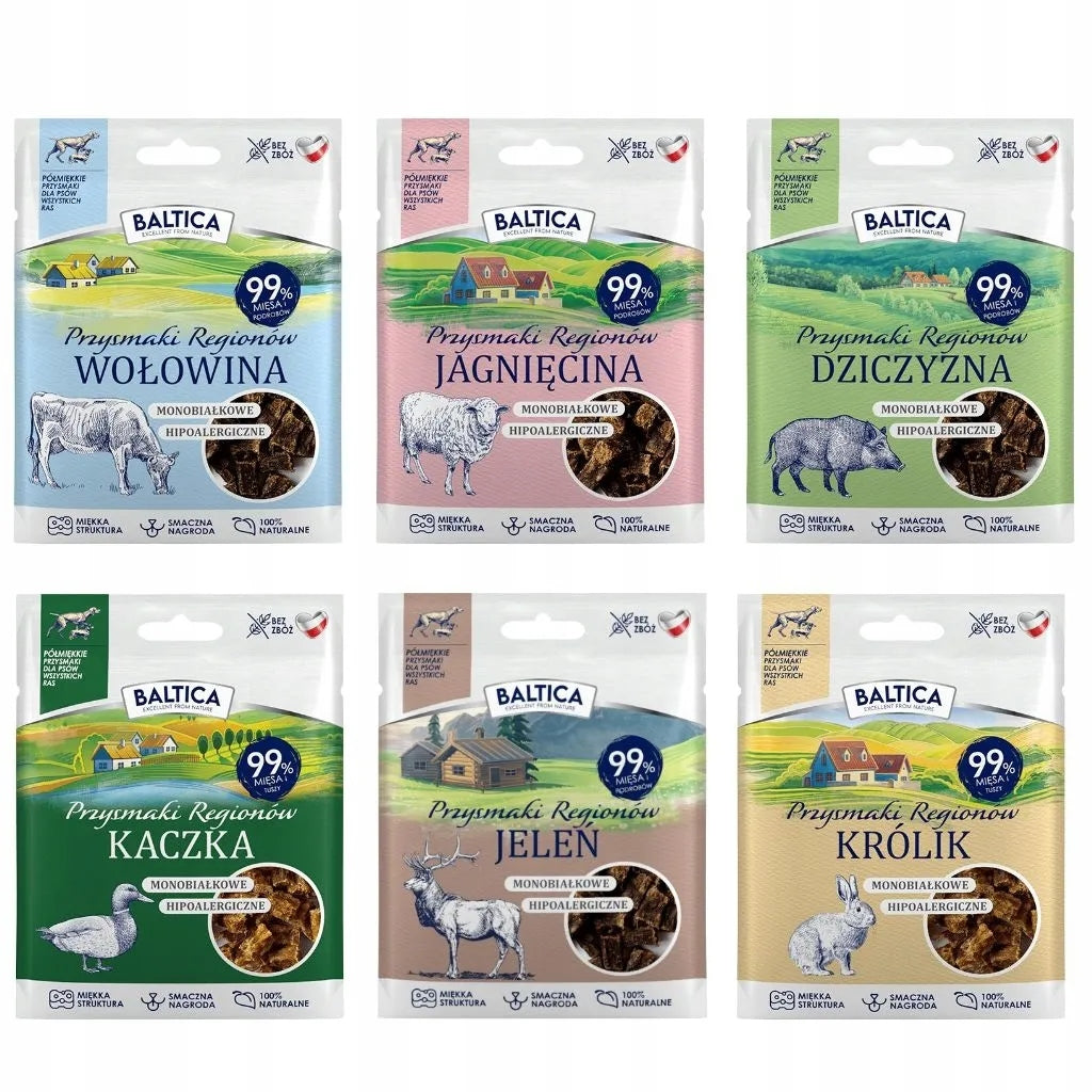 BALTICA BEST TREATS MIX OF FLAVORS SET OF 6 x 30g