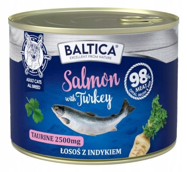 BALTICA EXCELLENT SALMON WITH TURKEY 185g TURKEY WITH SALMON Manufacturer code 5905996520592