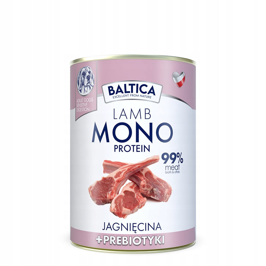 BALTICA NUTRACEUTIC MONO LAMB WITH PREBIOTICS FOR DOGS 400G