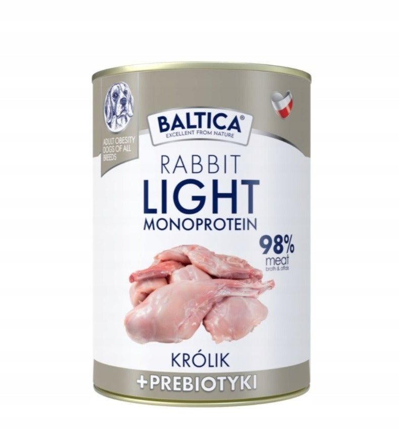 BALTICA NUTRACEUTIC MONO RABBIT LIGHT FOR DOG 400G