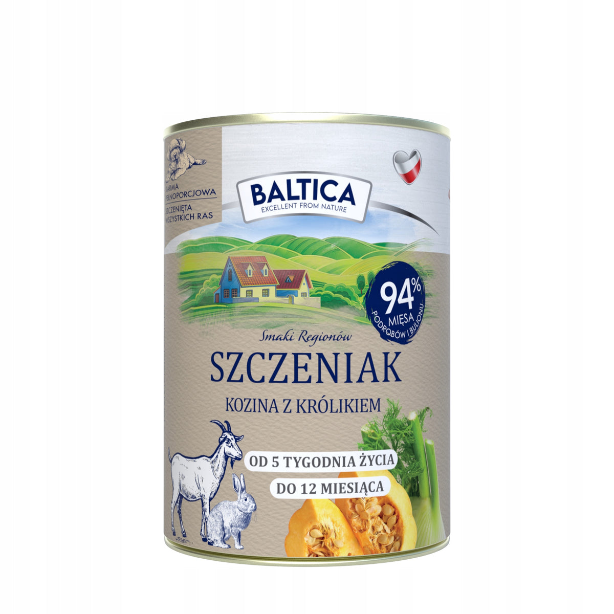 BALTICA TASTE OF GOAT AND RABBIT REGIONS FOR PUPPIES 400G