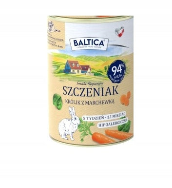 BALTICA TASTE OF REGIONS RABBIT WITH CARROTS AND SPINACH FOR PUPPIES 400G