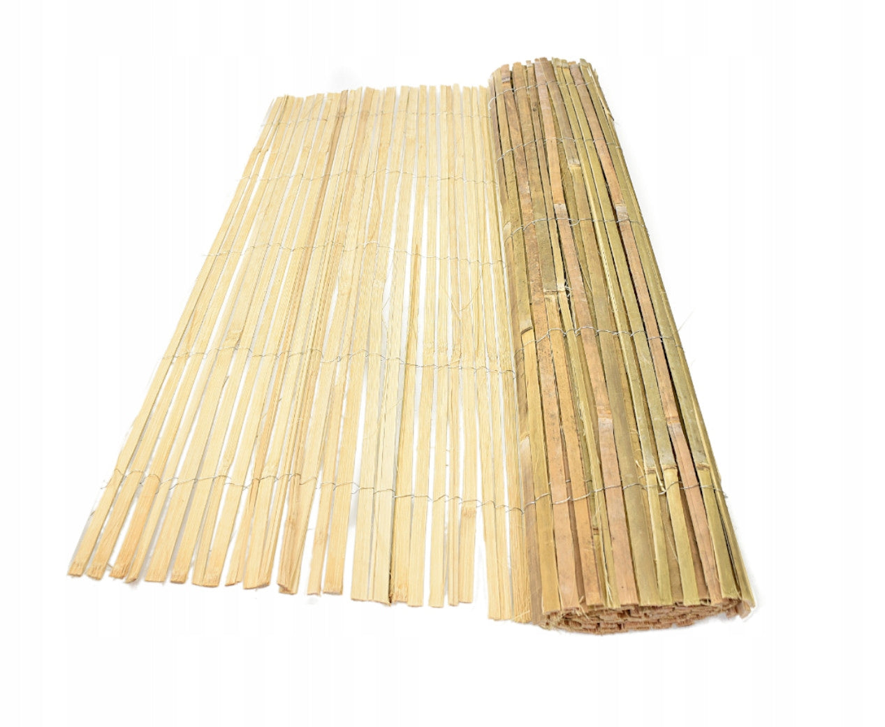 BAMBOO Fence Cover Mat for Fence Eko WITH SLATS 1 x 5 m Kind openwork/light