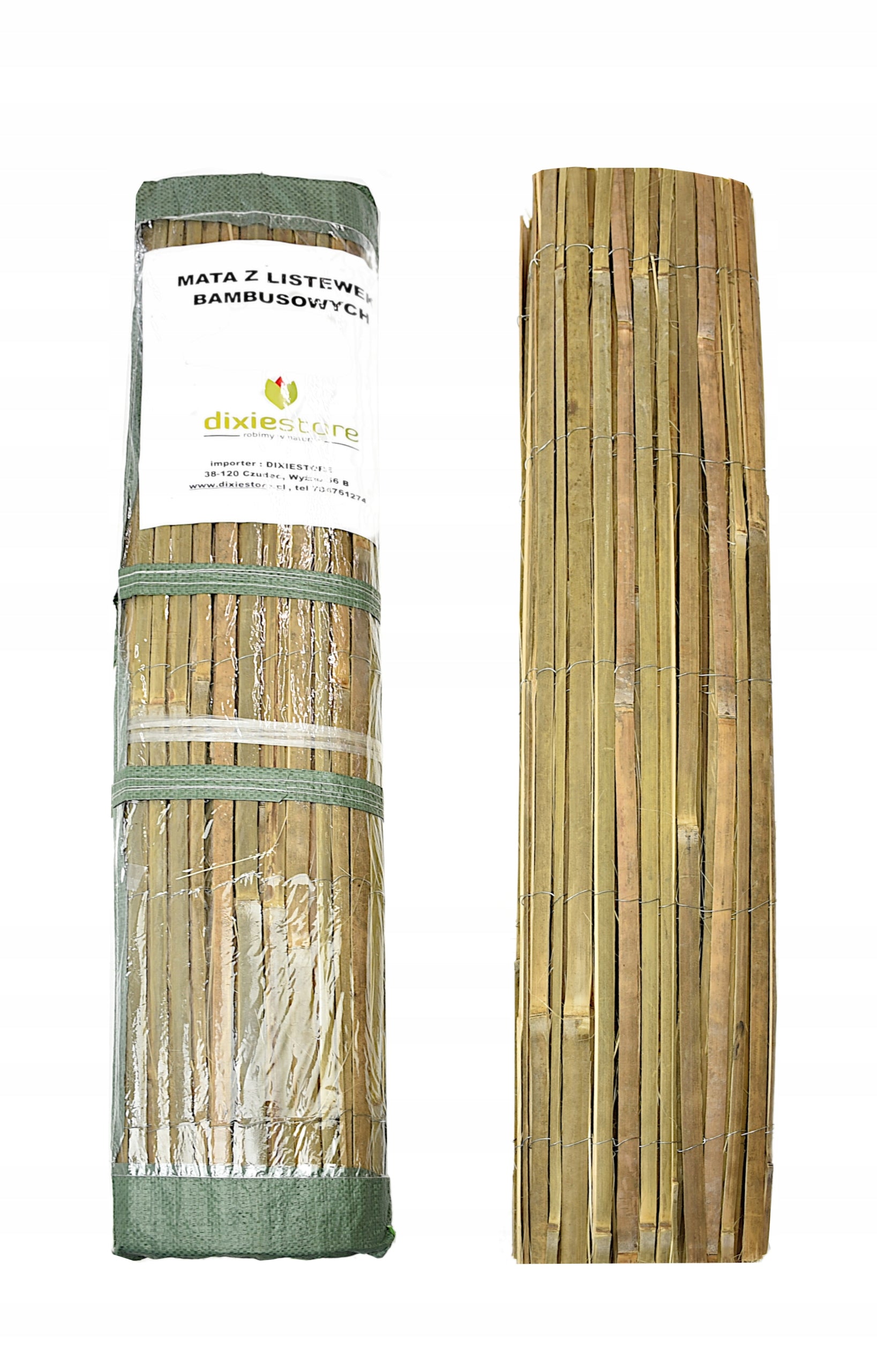 BAMBOO Fence Cover Mat for Fence Eko WITH SLATS 1 x 5 m Packaging status original