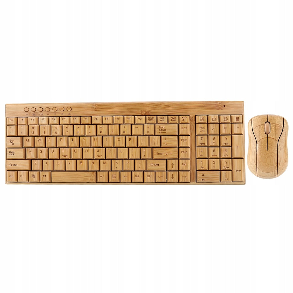 BAMBOO WIRELESS KEYBOARD AND MOUSE Model INNA