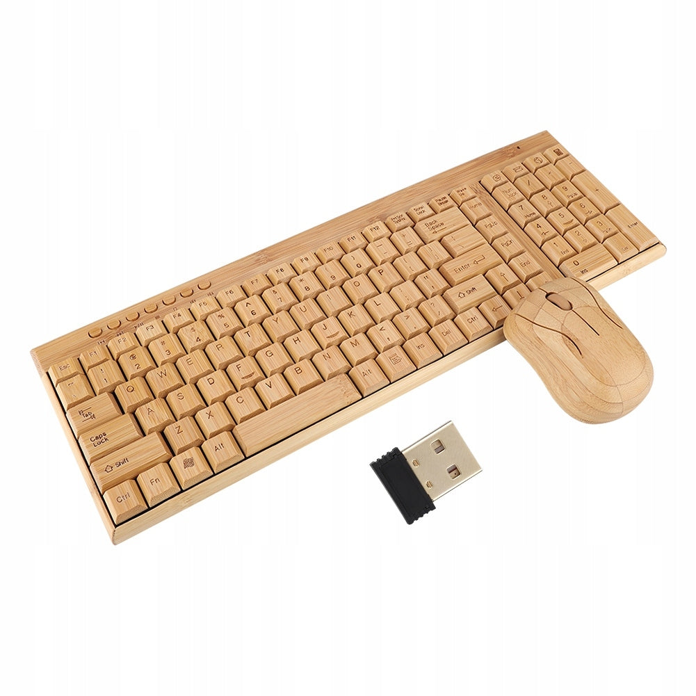 BAMBOO WIRELESS KEYBOARD AND MOUSE