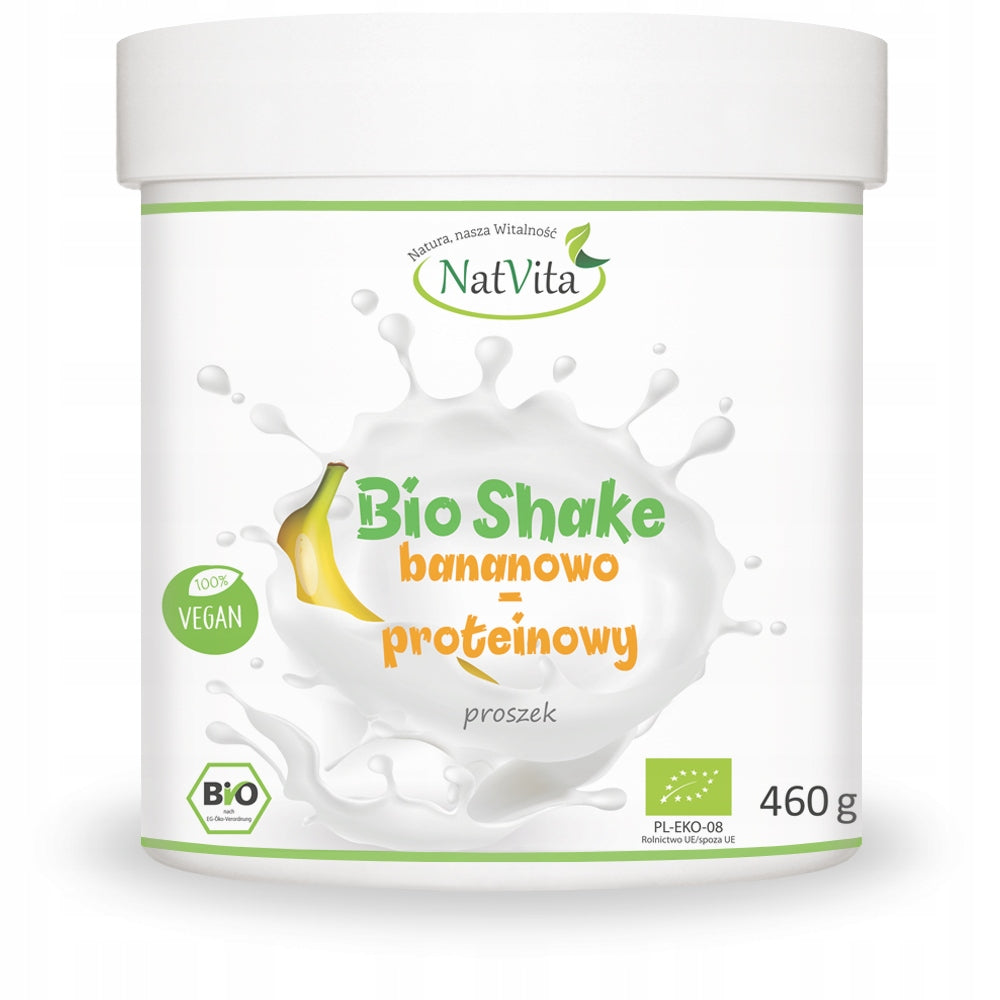 BANANA AND PROTEIN SHAKE BIO 460G / NATVITA