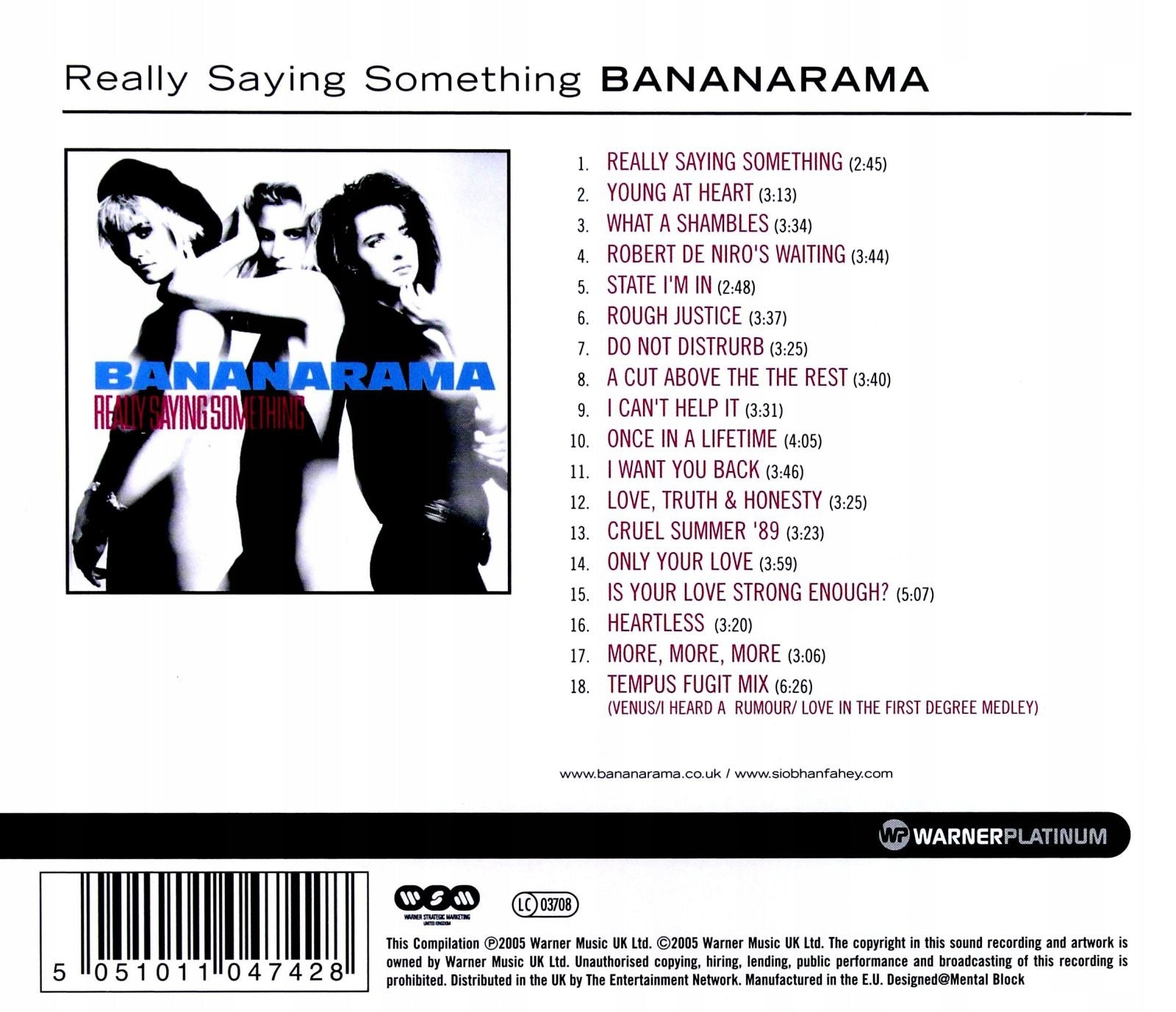 CD BANANARAMA „Really Saying Something“ 