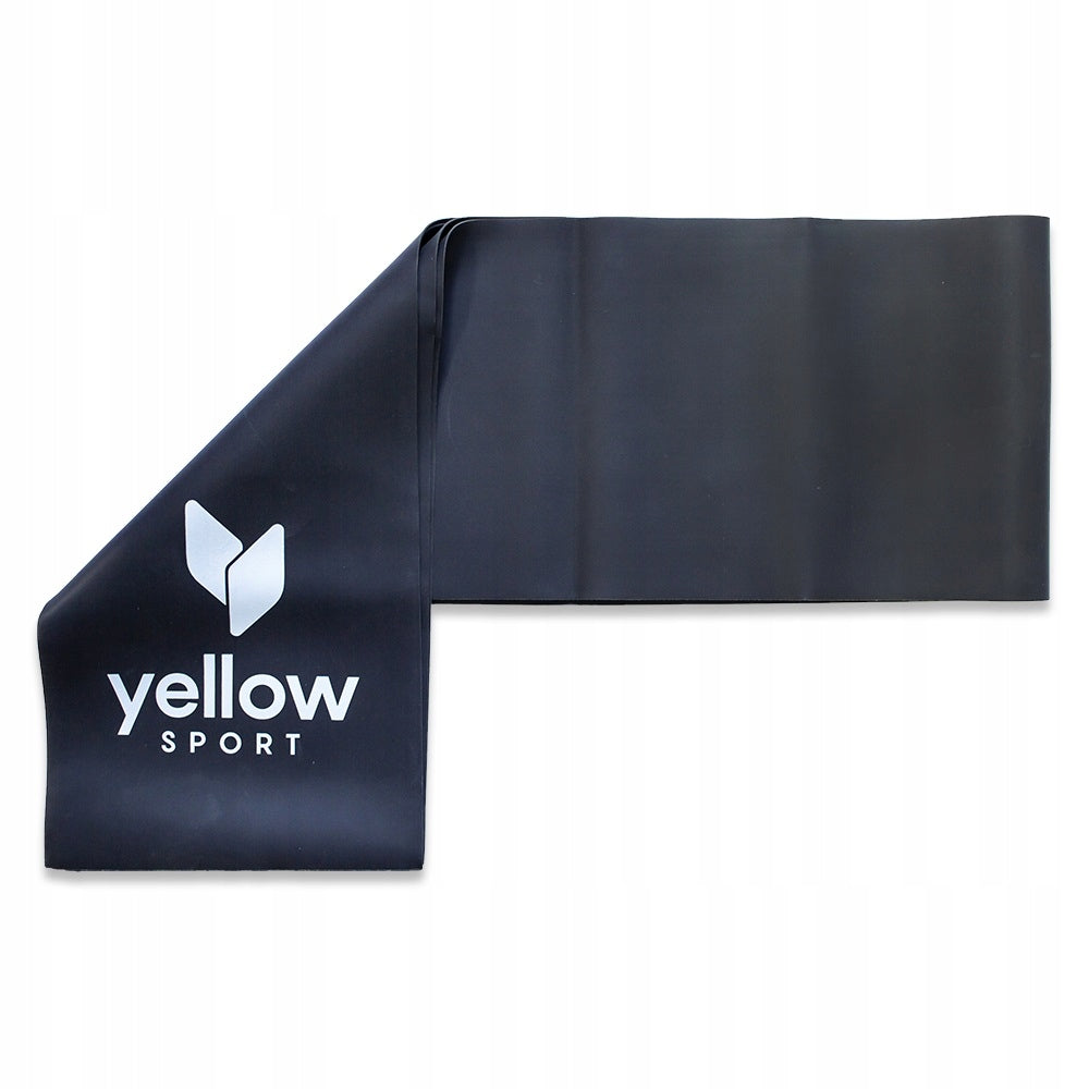 BAND RESISTANCE RUBBER TAPE FOR EXERCISE AND REHABILITATION YLLOWSPORT YELLOW 1-2KG Brand yellowSPORT