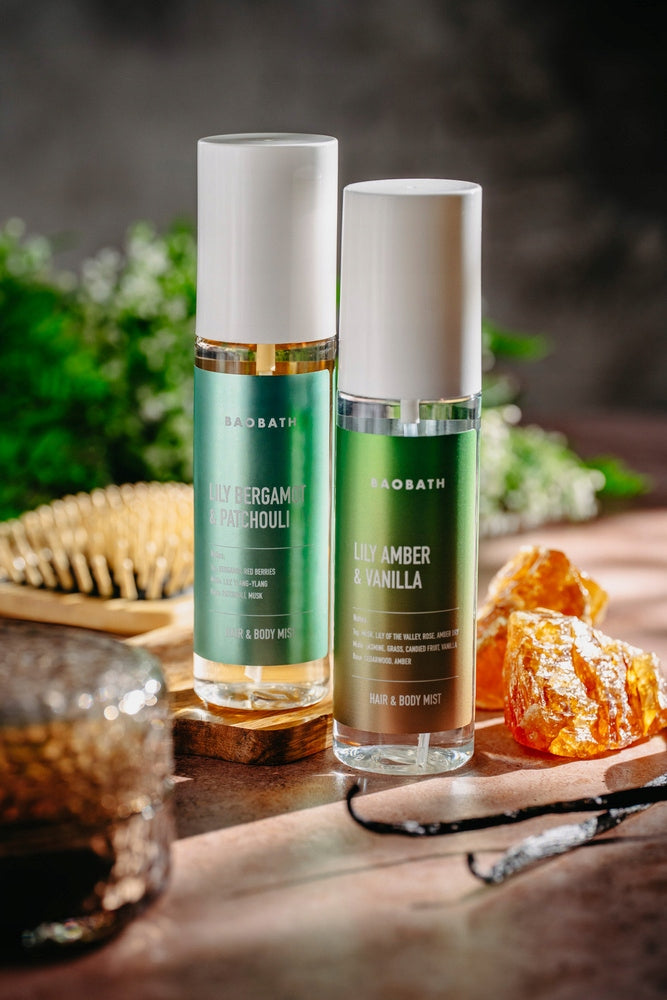 BAOBATH Body & Hair Mist 135ml - Lily Amber & Vanilla Brand Baobath