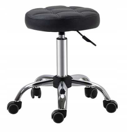 BAR STOOL HAIRDRESSER STOOL SWIVEL CHAIR ADJUSTABLE Manufacturer code Hoker HOMCOM - Czarny
