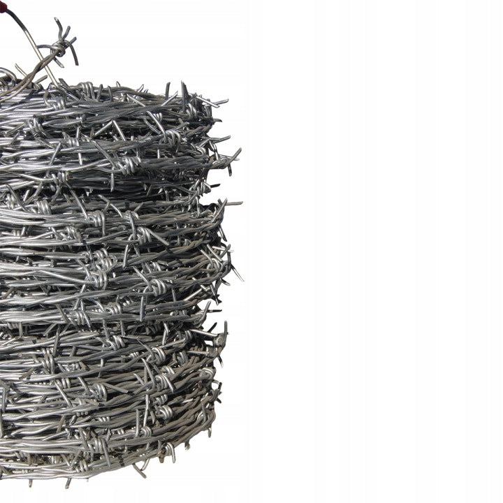 BARBED WIRE 2,0mm - 50m GALVANIZED fence meadow field orchard forest construction Brand Siatex