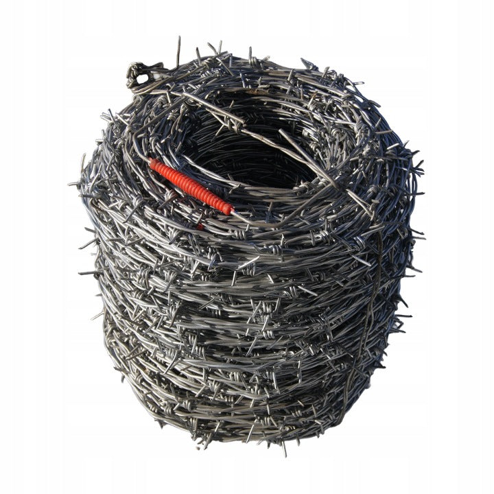 BARBED WIRE 2,0mm - 50m GALVANIZED fence meadow field orchard forest construction Packaging status original