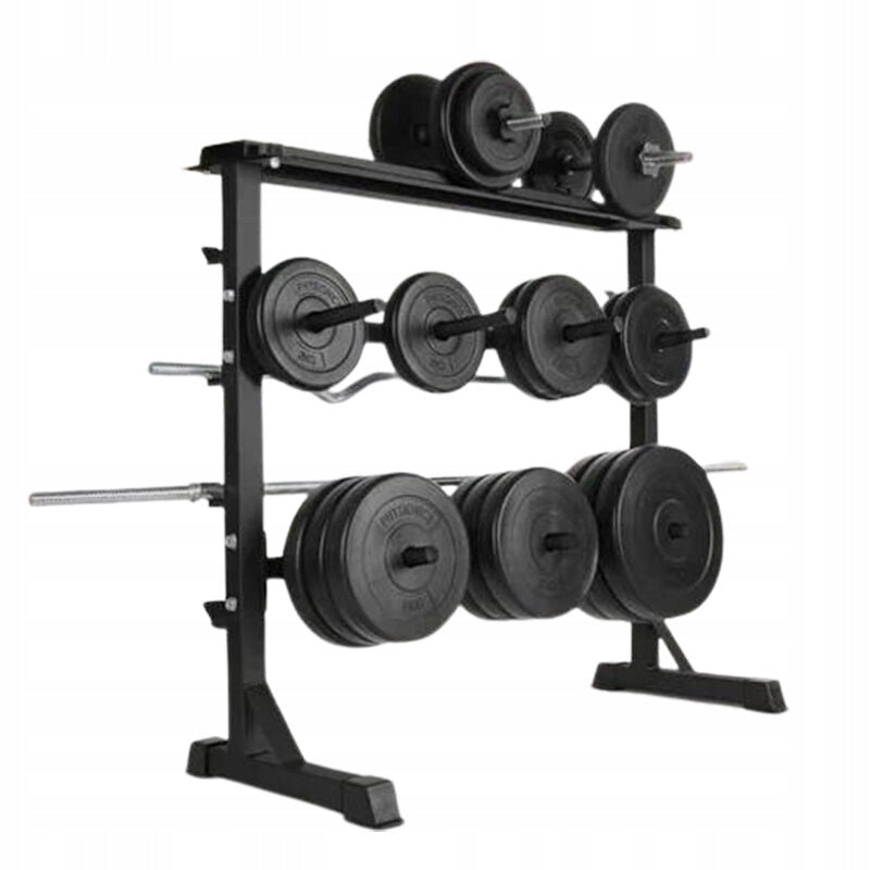 BARBELL RACK DUMBBELLS GRIFFINS WEIGHT STEEL 3-LEVEL 350KG SOLID Packaging status original