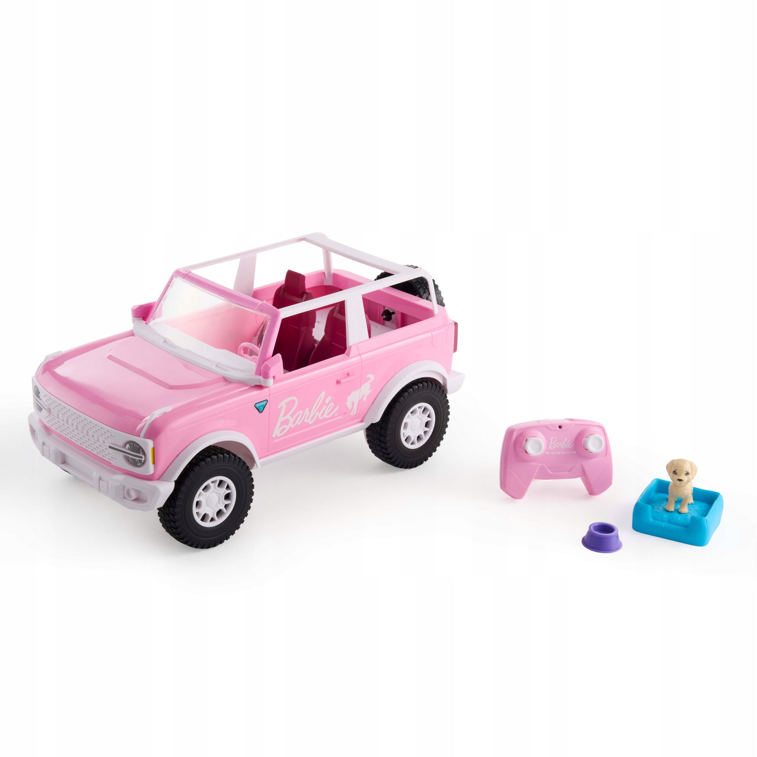 BARBIE HOT WHEELS RC CAR 1:12 Ford Bronco, remote controlled Manufacturer code JMP90