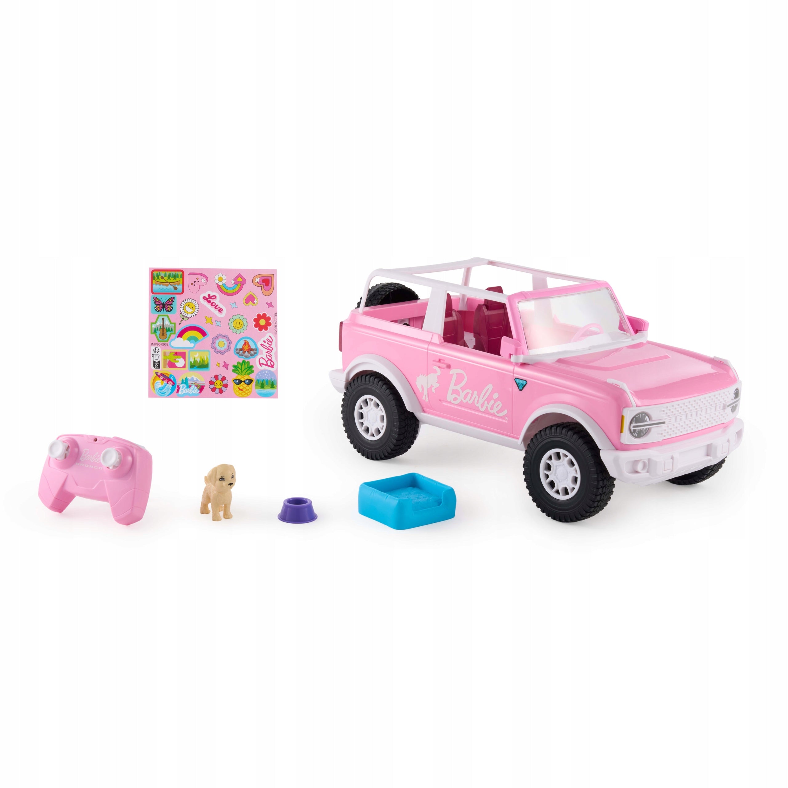 BARBIE HOT WHEELS RC CAR 1:12 Ford Bronco, remote controlled Packaging status original