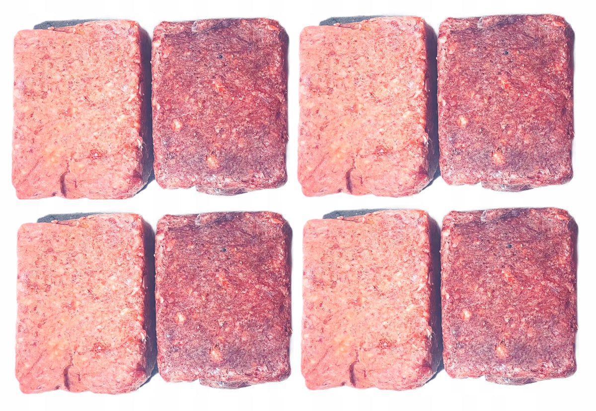 BARF FOR DOG FROZEN MEAT SET MIX 10KG BEEF FEED BEEF