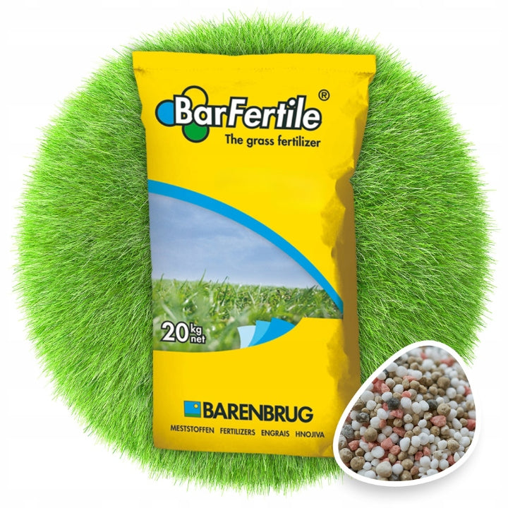 BARFERTILE ECO 14-5-8 (3,5; 17) 20kg GRASS AND LAWN FERTILIZER BARENBRUG Manufacturer Barenbrug