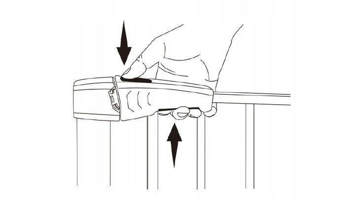 Sicherheitstor Revento, 75-82 cm 