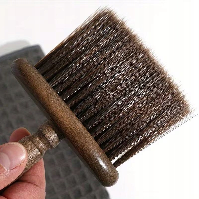 BARISTA BRUSH WOODEN WIDE FOR CLEANING COFFEE MAKER AND GRINDER