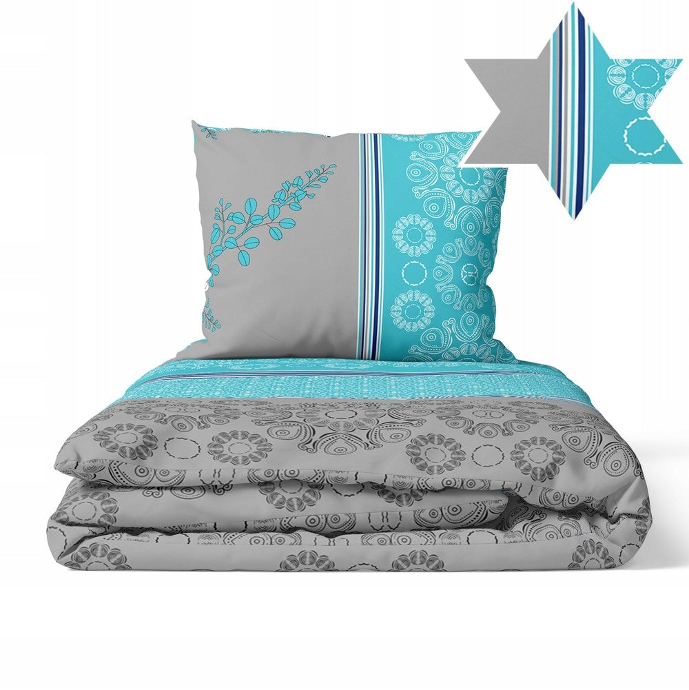 BARK BEDDING 160x200 + 2x70x80 Cotton 100% Bielawa Polish Product - GRUB