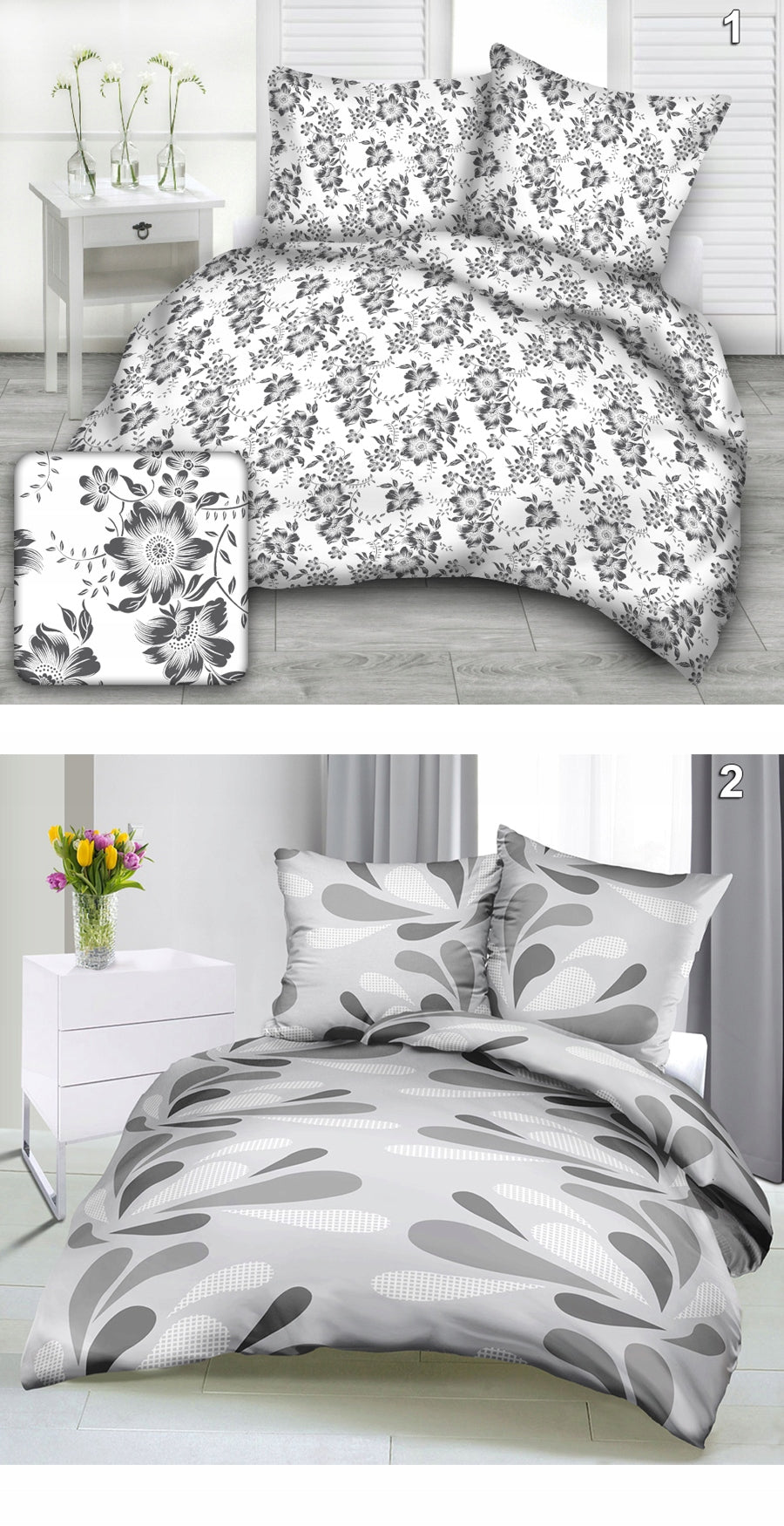 BARK BEDDING 160x200 BIELAWA THICK 100% COTTON Manufacturer code BIELAWA-MIX-160x200