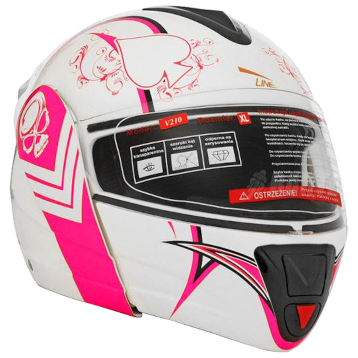 BARK HELMET BLENDA V210 WHITE QUEEN XL