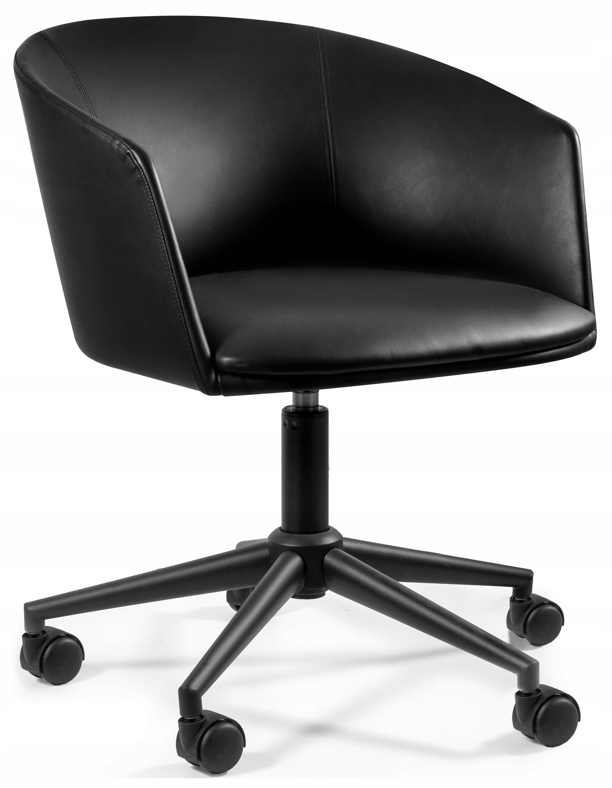 BARNET Conference Chair Black Swivel Office PU Packaging status original