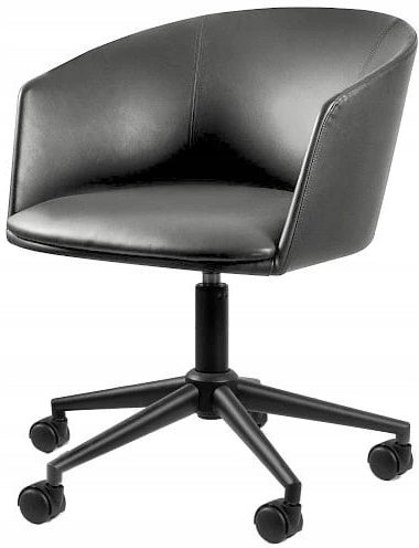 BARNET Office Chair Grey Swivel Office Chair Low