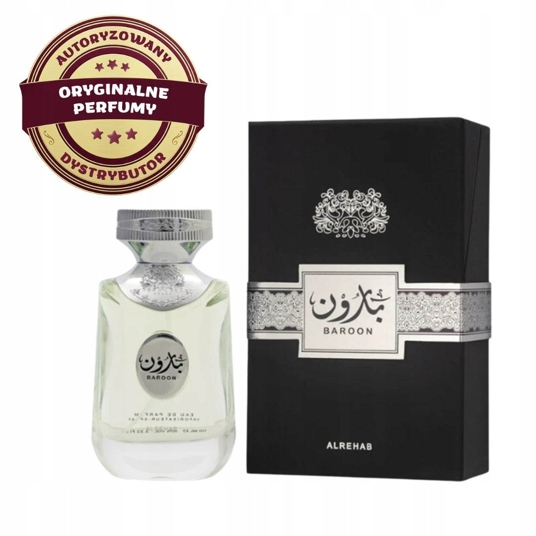 BAROON ARABIC PERFUME MALE CITRUS FRESH MUSK 100 ml AL REHAB EDP